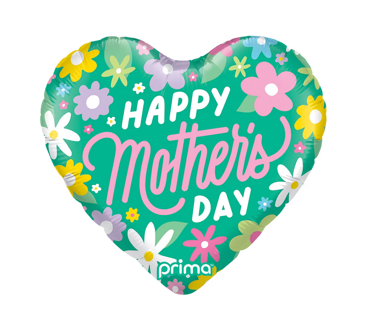 PRIMA 18" Heart Happy Mother's Day Daisy Floral